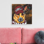 Deutscher Schäferhund Leinwanddruck (Insitu (Wohnzimmer))