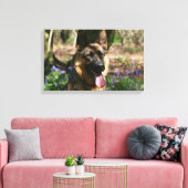 Deutscher Schäferhund Leinwanddruck (Insitu (Wohnzimmer))