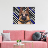Deutscher Schäferhund Leinwanddruck (Insitu (Wohnzimmer))
