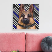 Deutscher Schäferhund Leinwanddruck (Insitu (Wohnzimmer))