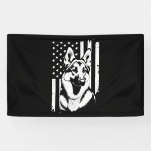 Deutscher Schäferhund Liebhaber USA Amerikanische Banner