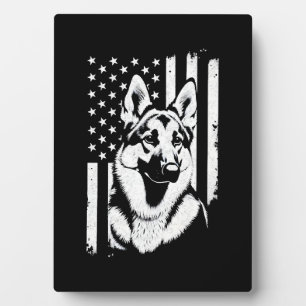 Deutscher Schäferhund Liebhaber USA Amerikanische Fotoplatte