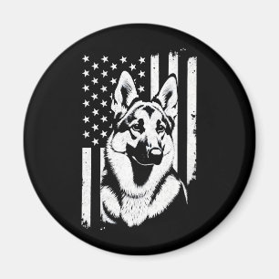 Deutscher Schäferhund Liebhaber USA Amerikanische  Magnet