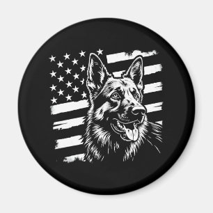 Deutscher Schäferhund Liebhaber USA Amerikanische Magnet