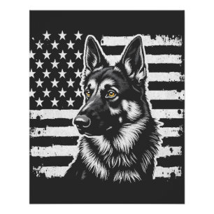 Deutscher Schäferhund Liebhaber USA Amerikanische Poster