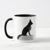 Deutscher Schäferhund Loki Sailor's Knot Two-Tone- Tasse (Links)