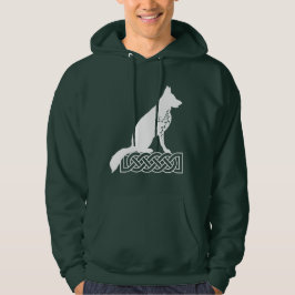 Deutscher Schäferhund Loki Sailor's Knot White Hoodie