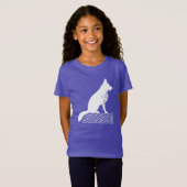 Deutscher Schäferhund Loki Sailor's Knot White T-Shirt (Vorne ganz)