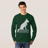 Deutscher Schäferhund Loki Sailor's Knot White T-Shirt (Vorne ganz)