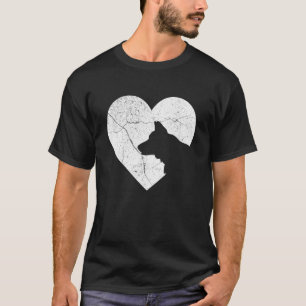 Deutscher Schäferhund Lustiges Herz Valentinstag T T-Shirt