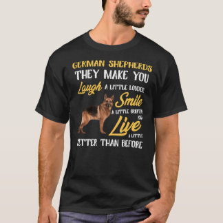 Deutscher Schäferhund macht dich Angepasst zum Lac T-Shirt