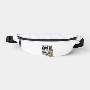 Deutscher Schäferhund Mädchen Vintage Gravur Hunde Bauchtasche