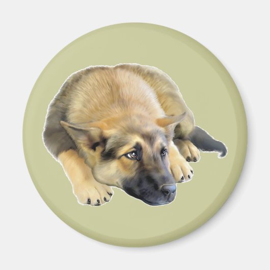 Deutscher Schäferhund Magnet (Vorne)
