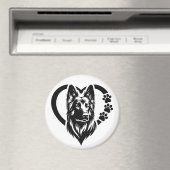Deutscher Schäferhund Magnet (In Situ (Geschirrspüler))