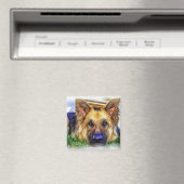 Deutscher Schäferhund Magnet (In Situ (Geschirrspüler))