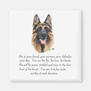 Deutscher Schäferhund Magnet