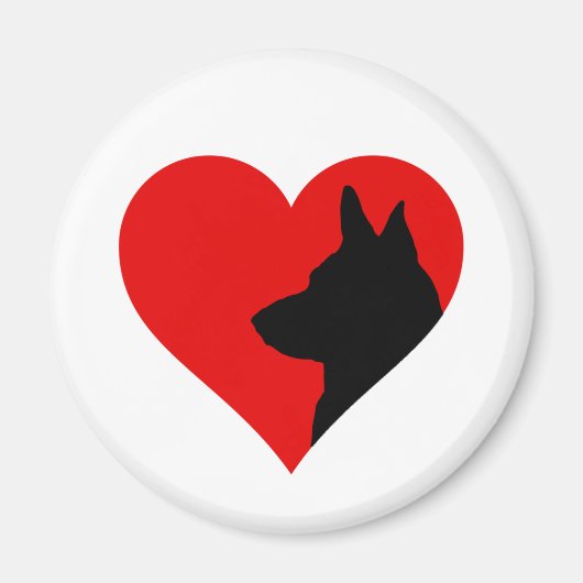 Deutscher Schäferhund Magnet (Vorne)