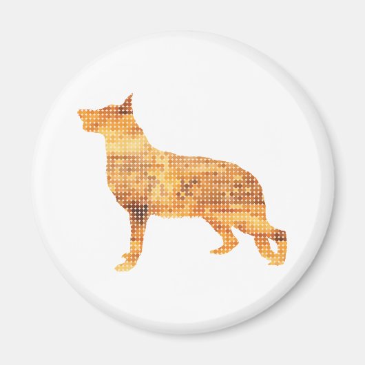 Deutscher Schäferhund Magnet (Vorne)