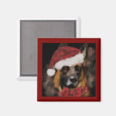 Deutscher Schäferhund Magnet (Vorderseite/Rückseite)