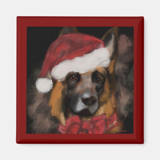 Deutscher Schäferhund Magnet (Vorne)