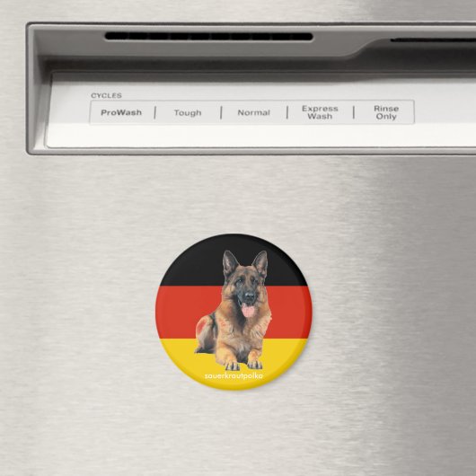deutscher schäferhund magnet (In Situ (Geschirrspüler))