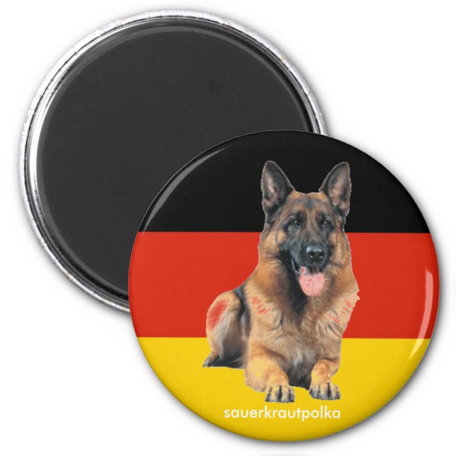 deutscher schäferhund magnet (Vorne)