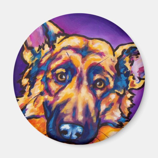 Deutscher Schäferhund Magnet (Vorne)