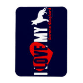 Deutscher Schäferhund Magnet (Vertikal)