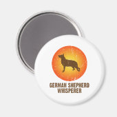 Deutscher Schäferhund Magnet (Vorderseite/Rückseite)