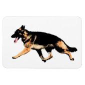 Deutscher Schäferhund Magnet (Horizontal)