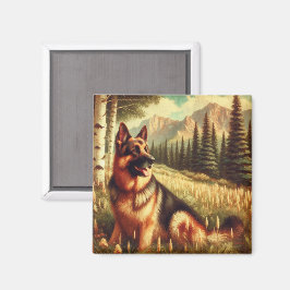 Deutscher Schäferhund Magnet