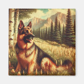 Deutscher Schäferhund Magnet (Vorne)