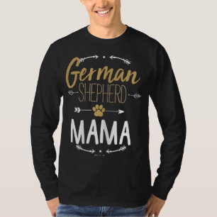 Deutscher Schäferhund Mama Arrows Dog Lover Gesche T-Shirt