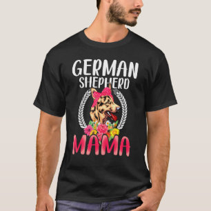 Deutscher Schäferhund Mama German Shepherd Mama T-Shirt