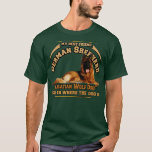 Deutscher Schäferhund mein bester Freund 2 T-Shirt