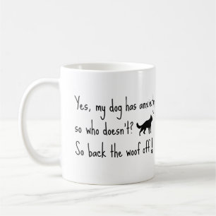 Deutscher Schäferhund Mein Hund hat Angst - Hau ab Kaffeetasse