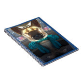 Deutscher Schäferhund Mirrored Verzerrung Notizblock (Rechte Seite)