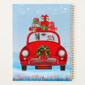 Deutscher Schäferhund mit dem Weihnachtsmann im Au Planer (Rückseite)