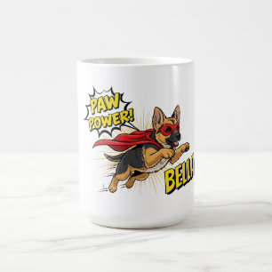 Deutscher Schäferhund mit individuell anpassbarem Kaffeetasse
