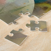 Deutscher Schäferhund mit Ostereiern Puzzle (Seite)