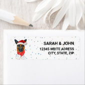 Deutscher Schäferhund mit Weihnachten der Weihnach (Insitu)