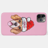 Deutscher Schäferhund mit Weihnachts-Hund Case-Mate iPhone Hülle (Rückseite (Horizontal))