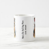 Deutscher Schäferhund mit Weihnachts-Weihnachtsman Kaffeetasse (Mittel)