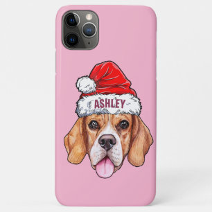 Deutscher Schäferhund mit Weihnachtsmütze Ferienhu Case-Mate iPhone Hülle