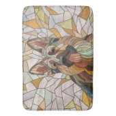 Deutscher Schäferhund - Mosaikkunst Badematte (Vorderseite Vertikal)