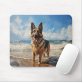Deutscher Schäferhund Mousepad (Mit Mouse)