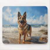 Deutscher Schäferhund Mousepad (Vorne)