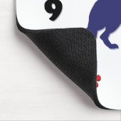 Deutscher Schäferhund Mousepad (Ecke)
