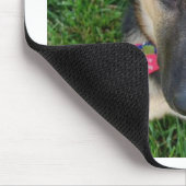 Deutscher Schäferhund Mousepad (Ecke)