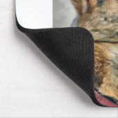 Deutscher Schäferhund Mousepad (Ecke)